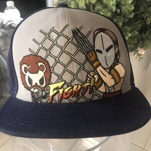 Tokidoki Street Fighter Navy and Yellow Cap